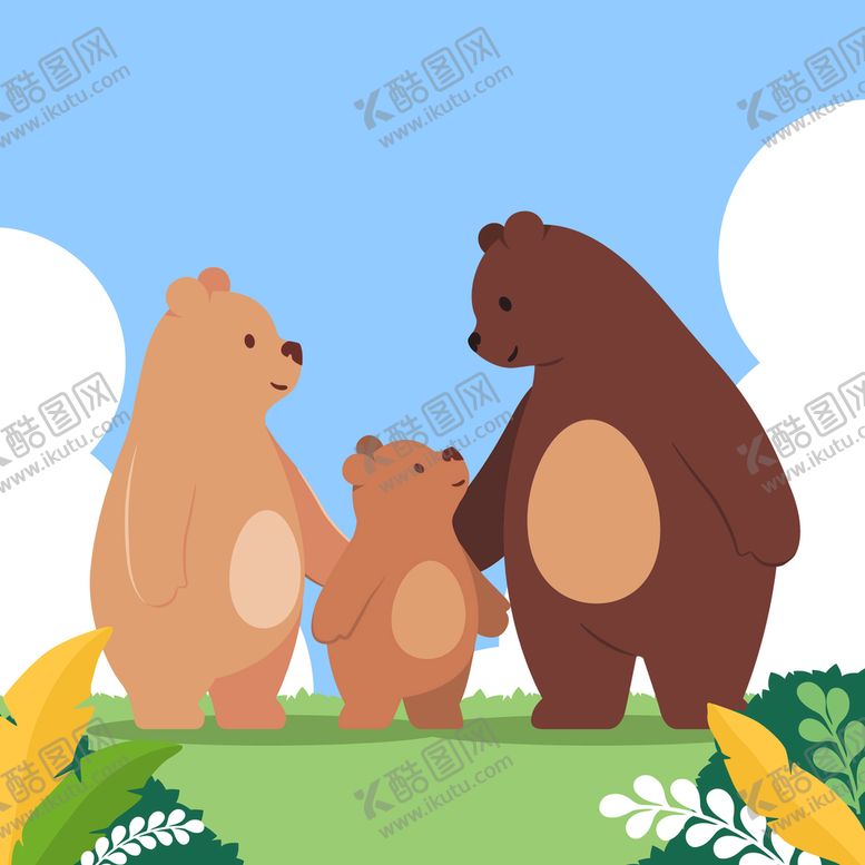 编号：70643109210936570517【酷图网】源文件下载-小熊一家