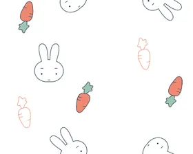 碎花卡通数码印乱