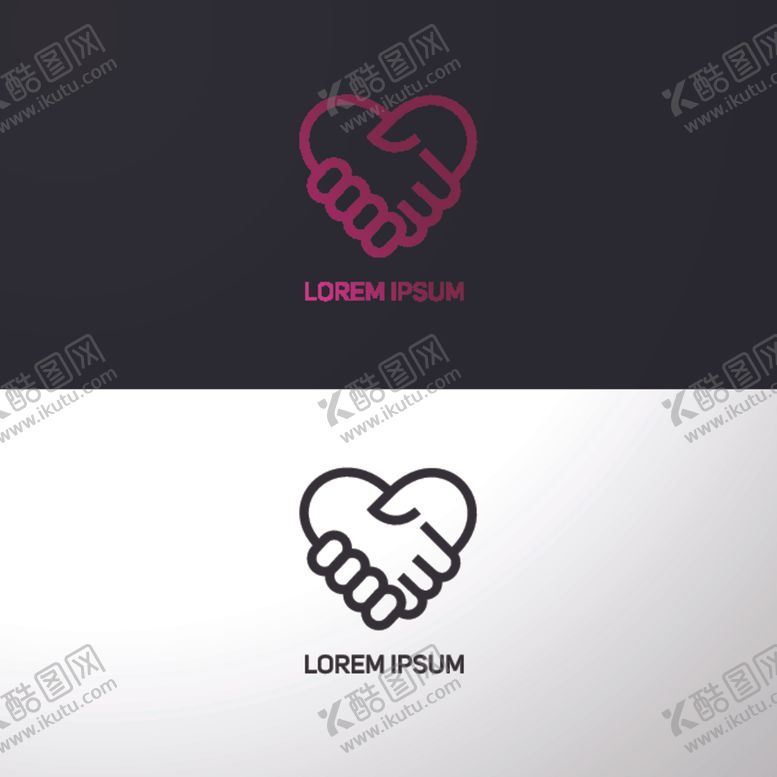 编号：97253610251232394054【酷图网】源文件下载-爱心标志