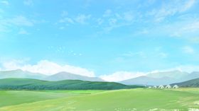 小清新简约创意海报图片插画梦幻梦境