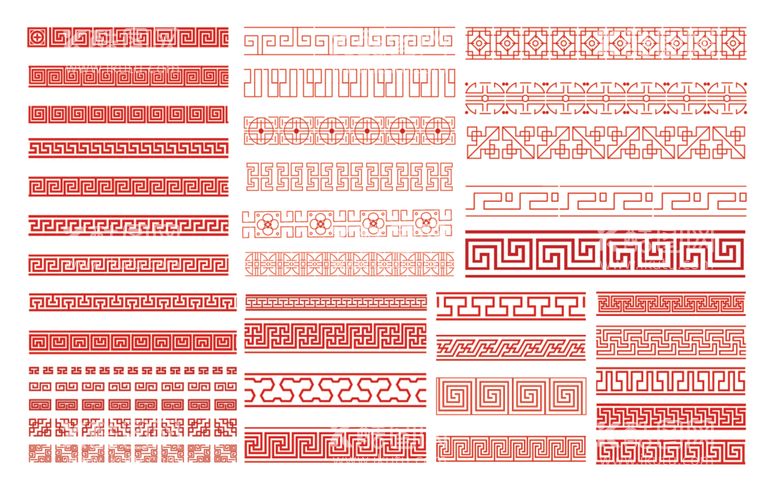编号：69335112071450306260【酷图网】源文件下载-中式花纹边框