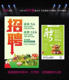 创意招聘海报展示