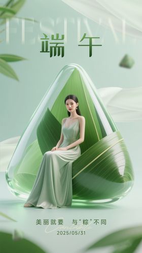 医美端午系列海报