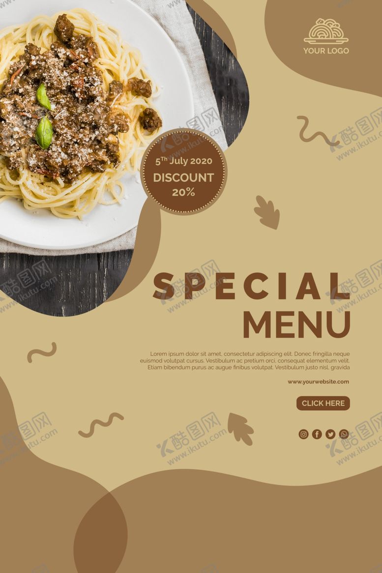 编号：22508509210331313639【酷图网】源文件下载-美食海报