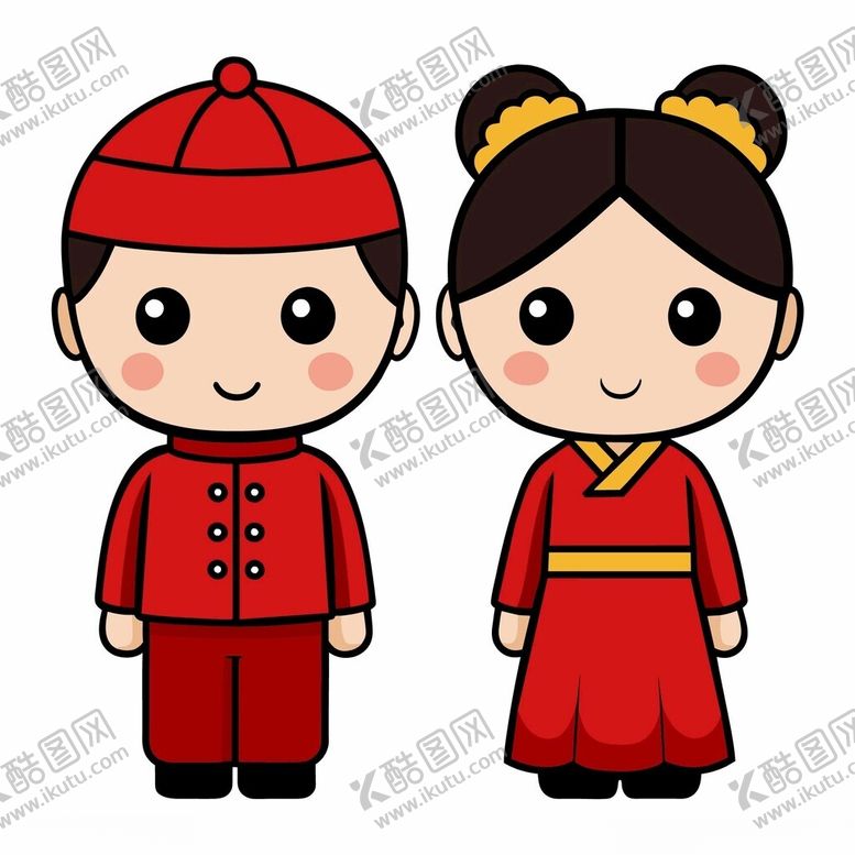 编号：24245702161235339566【酷图网】源文件下载-简约婚礼人物