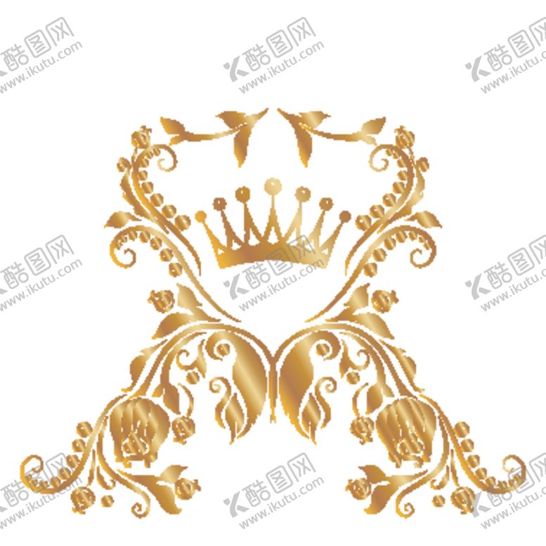 编号：88796607140825574883【酷图网】源文件下载-创意金色花纹图案设计