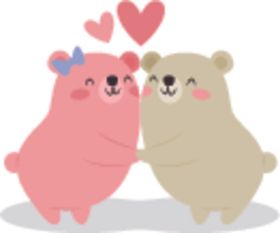 情侣小熊