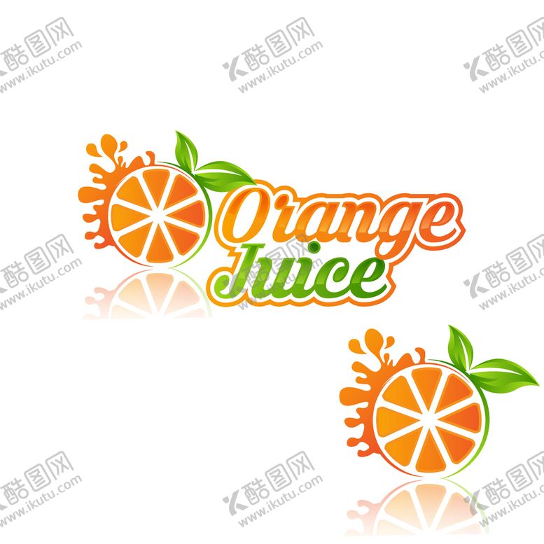 编号：63509209140611452578【酷图网】源文件下载-橙子logo插画流淌