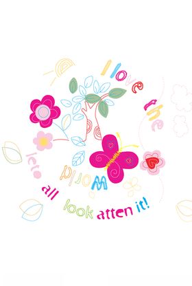 幼童印花