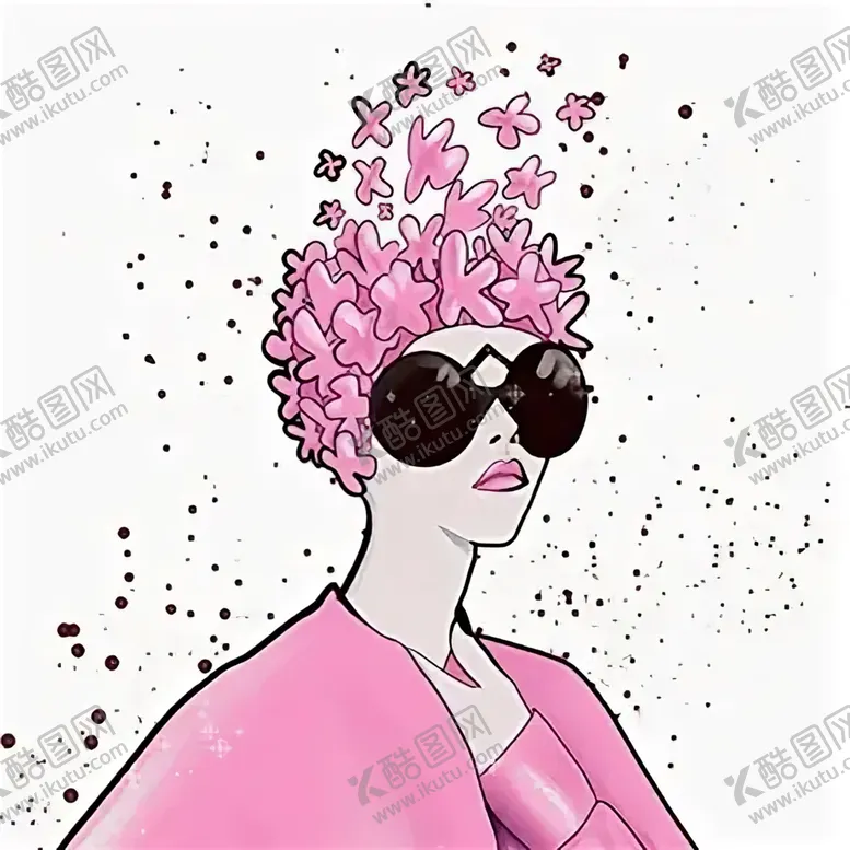 编号：99664106271922355470【酷图网】源文件下载-卡通女孩手绘女插画素描女