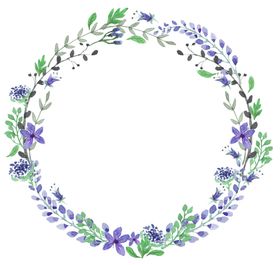 绿色边框植物时尚背景简约