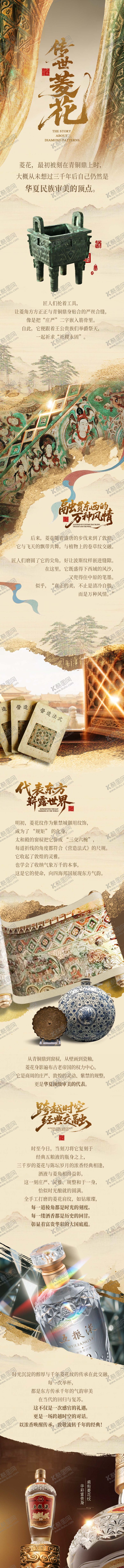 编号：47947012051331183324【酷图网】源文件下载-白酒公众号长图中式海报