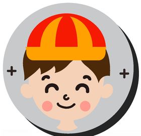 卡通过年喜庆男孩