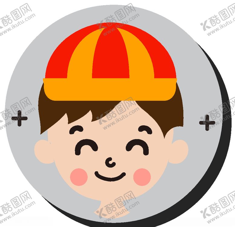 编号：64635305050402155427【酷图网】源文件下载-卡通过年喜庆男孩