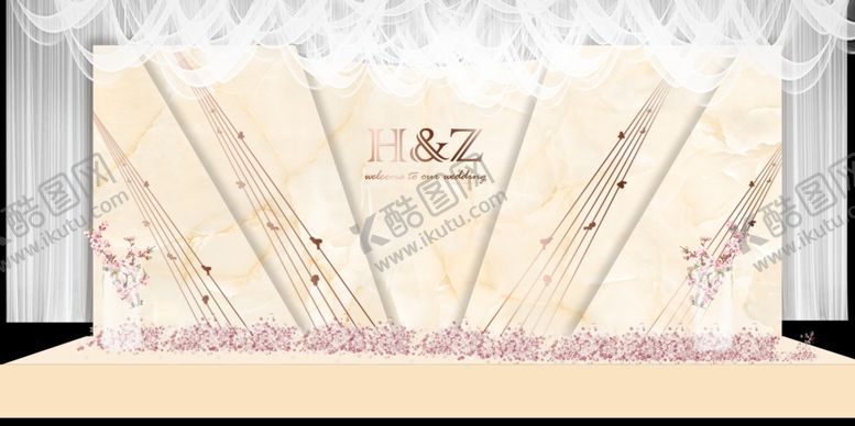 编号：22166910101034578220【酷图网】源文件下载-香槟色婚礼