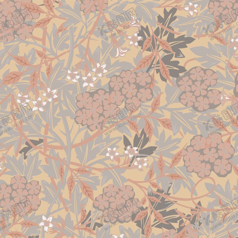 编号：19254209212052074420【酷图网】源文件下载-植物花朵背景底纹