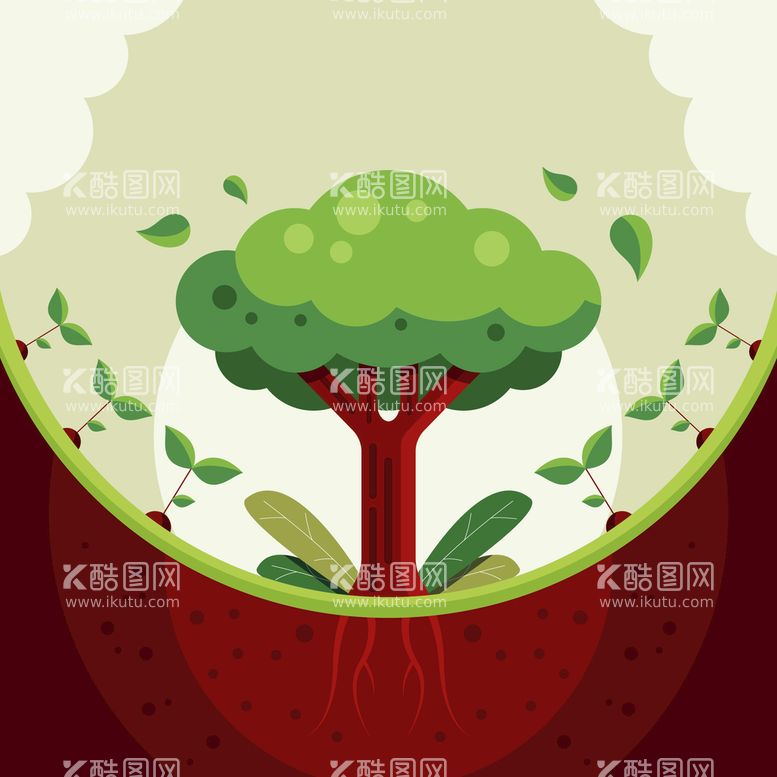 编号：54381009251151016079【酷图网】源文件下载-方形植树节海报