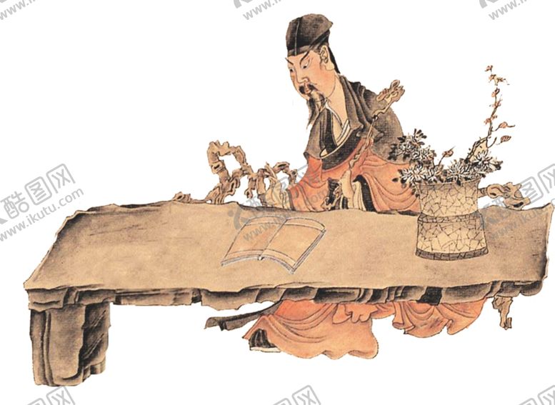 编号：34789510230534592677【酷图网】源文件下载-国学人物插画