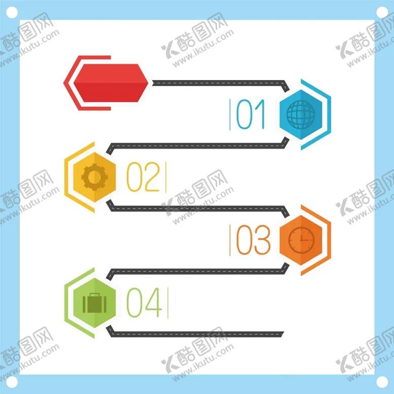 编号：93483810172155071907【酷图网】源文件下载-四大类道路目录矢量元素