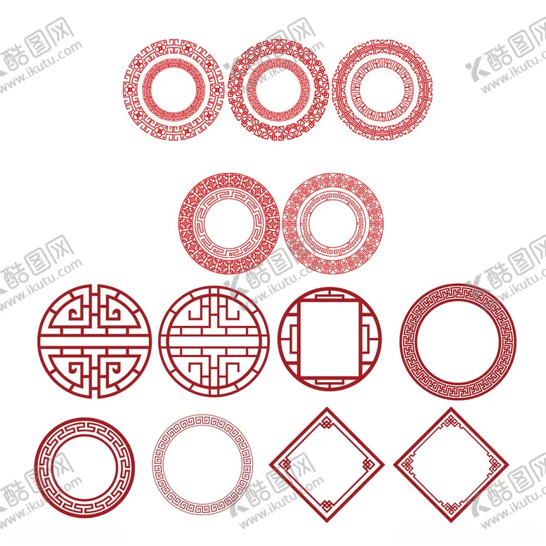 编号：74310601190057289867【酷图网】源文件下载-窗花