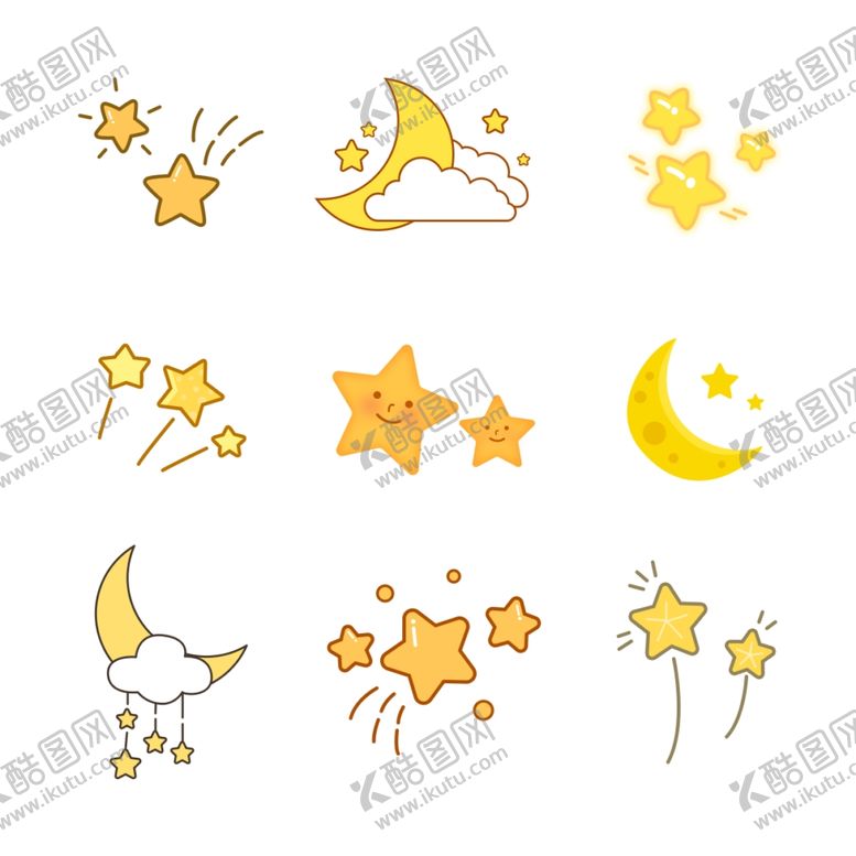 编号：48640302131524389096【酷图网】源文件下载-星星图片