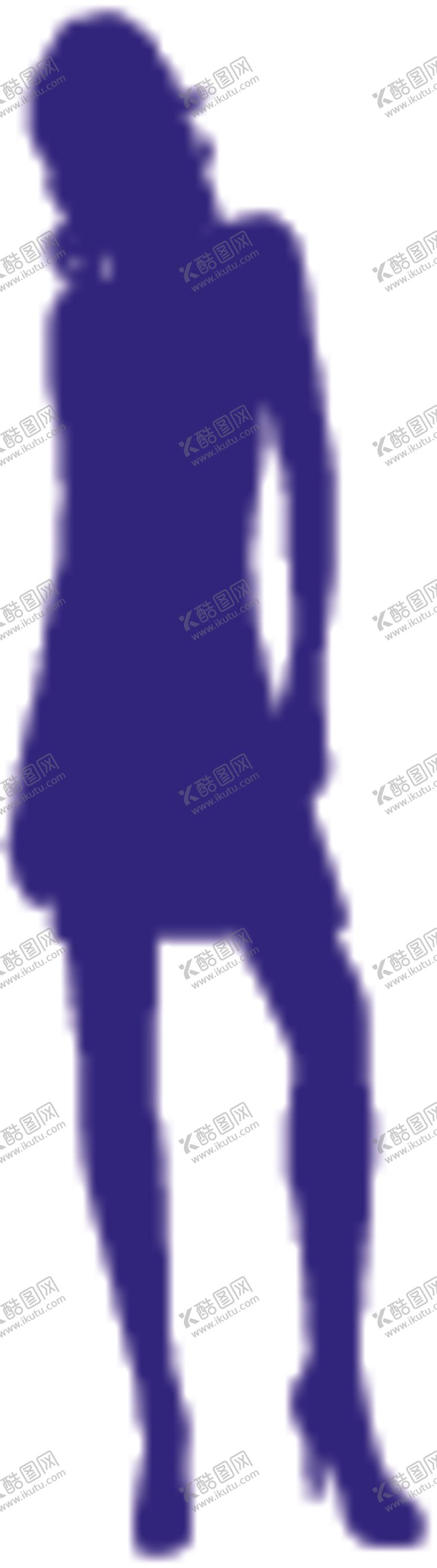 编号：37845905152235201098【酷图网】源文件下载-时尚美女剪影