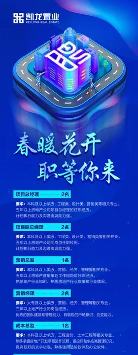 地产科技招聘长图