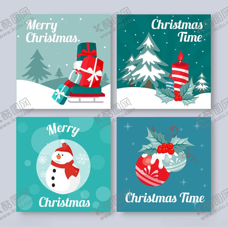 编号：27308210042220576292【酷图网】源文件下载-圣诞主题插画设计