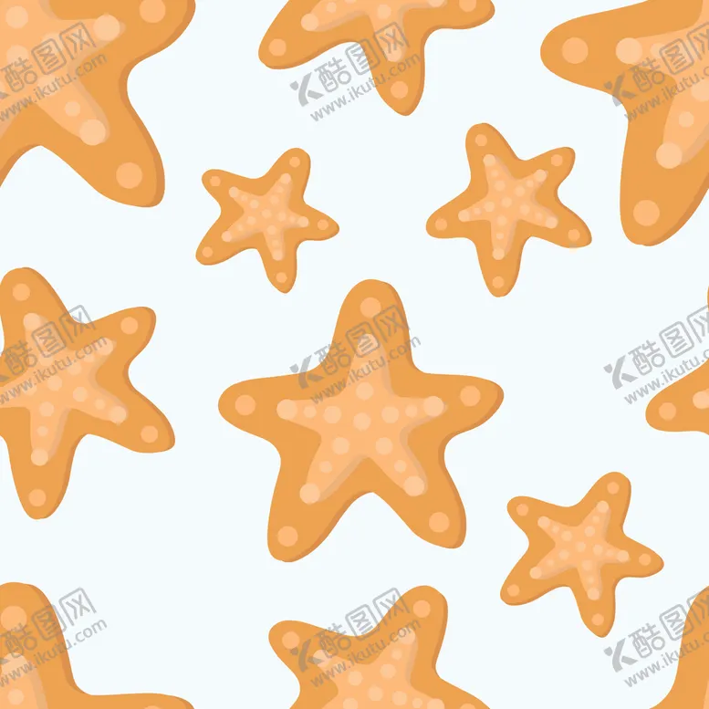 编号：42378109190739478053【酷图网】源文件下载-海星图案