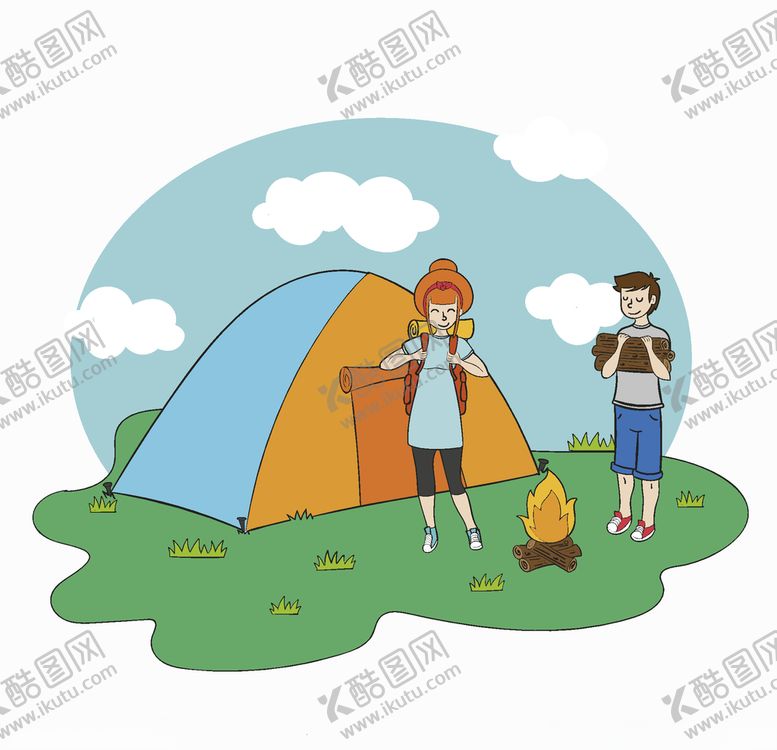 编号：51277509201609541990【酷图网】源文件下载-露营
