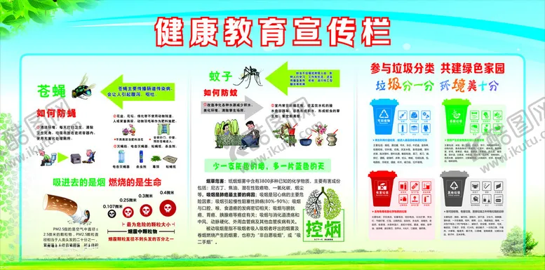 编号：89245012102307163951【酷图网】源文件下载-健康教育宣传栏
