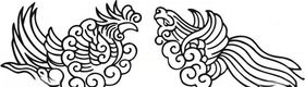 龙凤祥云纹