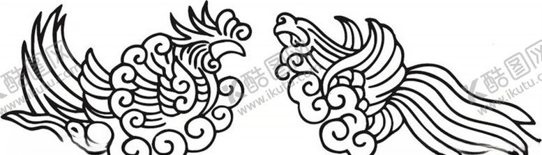 编号：21617109232101493285【酷图网】源文件下载-龙凤祥云纹