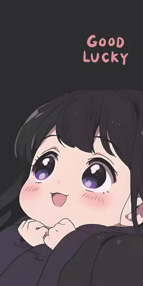 黑底好运女孩