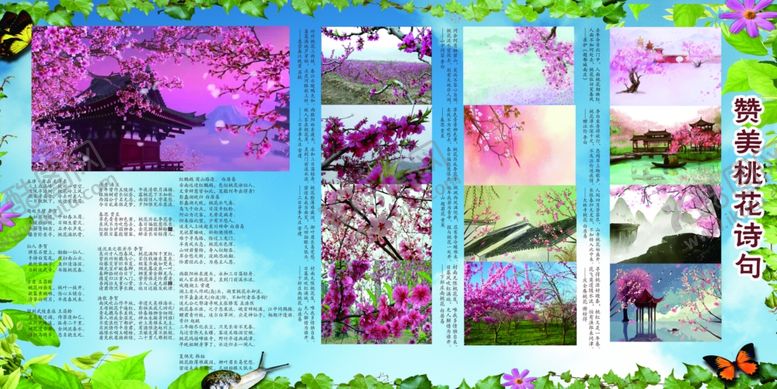 编号：28960410021836034436【酷图网】源文件下载-桃花与诗