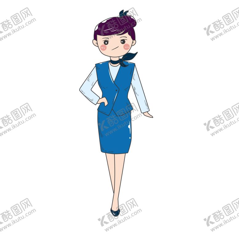 编号：98614802052355106741【酷图网】源文件下载-女神节空姐