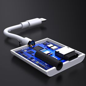 充电器4D效果图