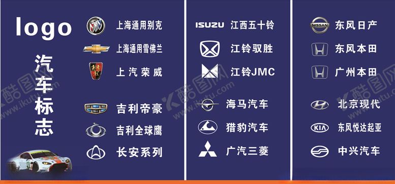 编号：86184710042146155754【酷图网】源文件下载-汽车logo大全