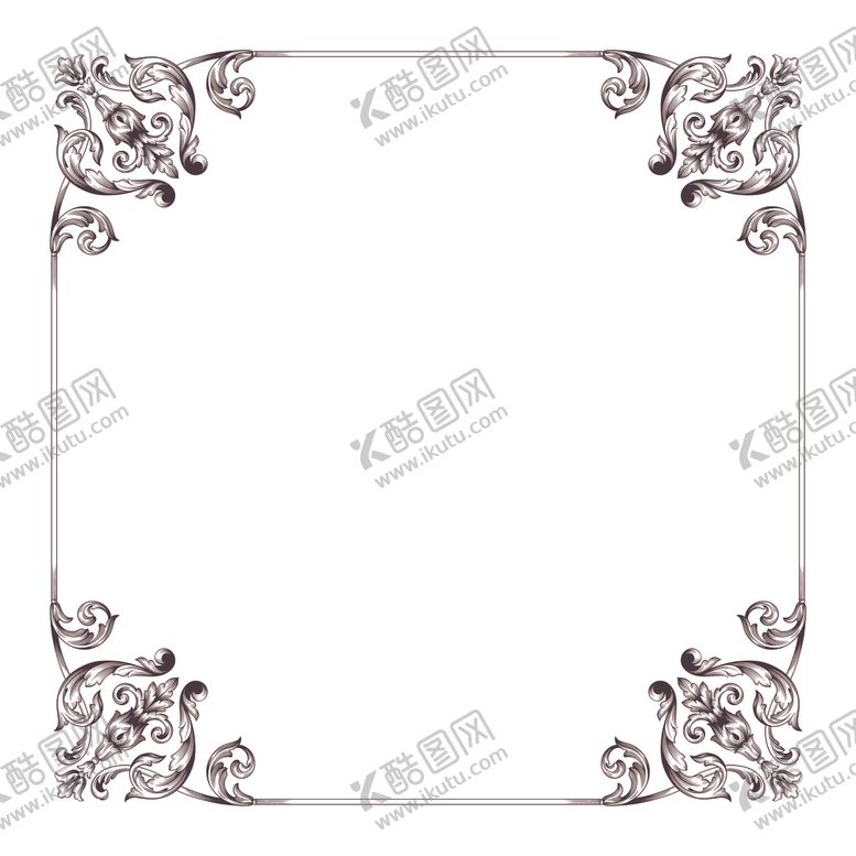 编号：92002810090428158058【酷图网】源文件下载-欧式花纹