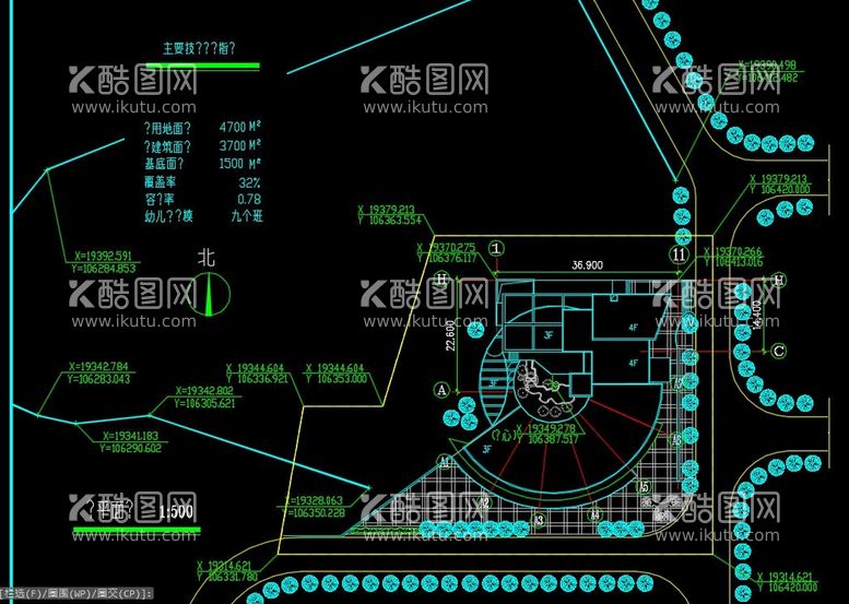 编号：81024112291317152804【酷图网】源文件下载-幼儿园图纸