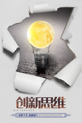 创新思维企业文化挂画