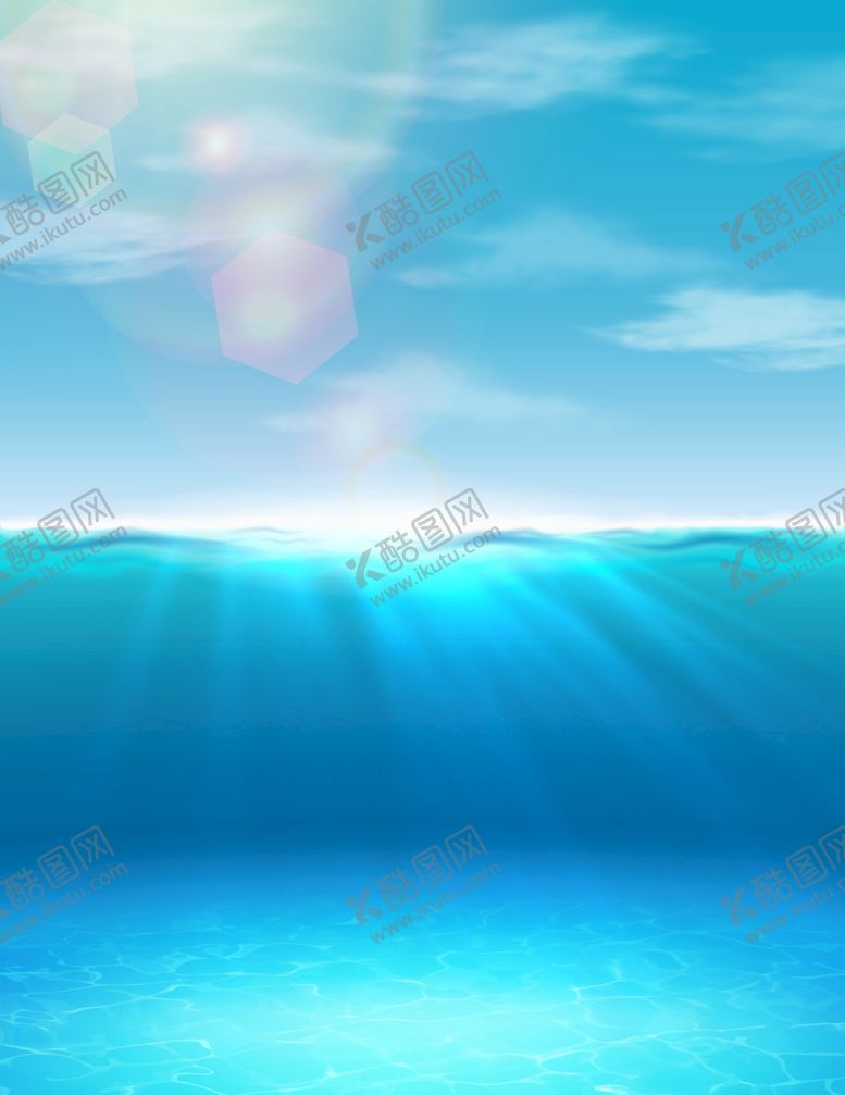 编号：08946309170141207941【酷图网】源文件下载-卡通海底世界背景