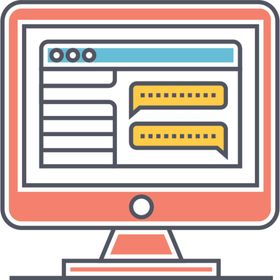 网络办公图标