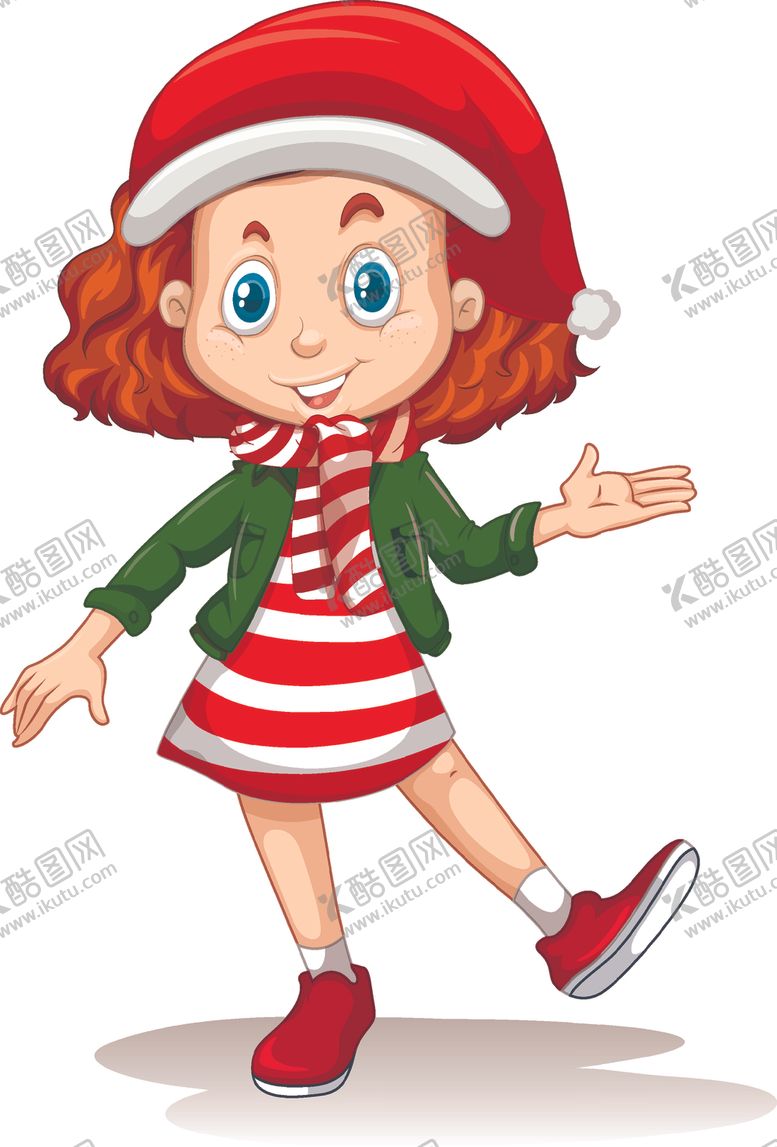 编号：23326909211727401553【酷图网】源文件下载-卡通圣诞儿童