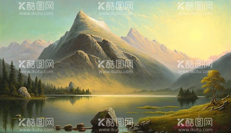 编号：89841311272115257364【酷图网】源文件下载-风景油画