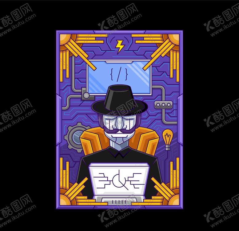 编号：38598710011139414589【酷图网】源文件下载-黑客