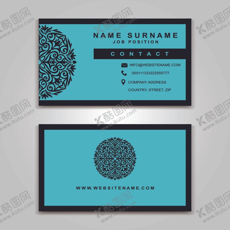 编号：64440710030354038960【酷图网】源文件下载-名片设计