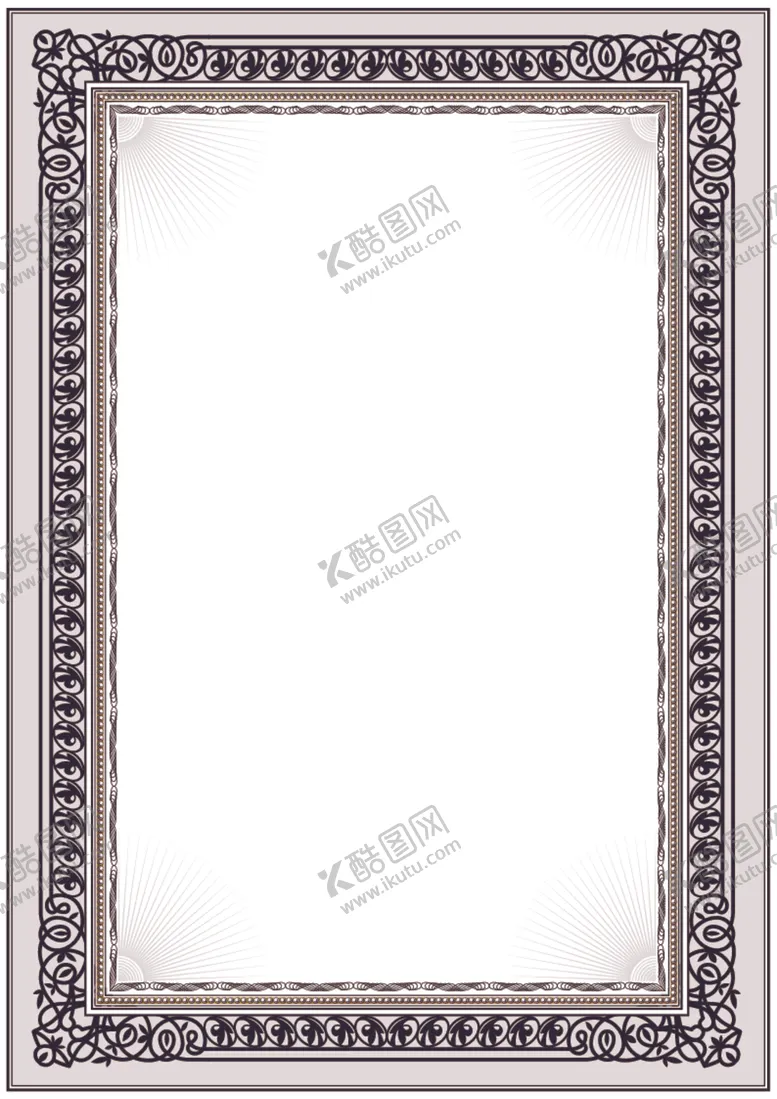 编号：51671306251838475975【酷图网】源文件下载-证书模板
