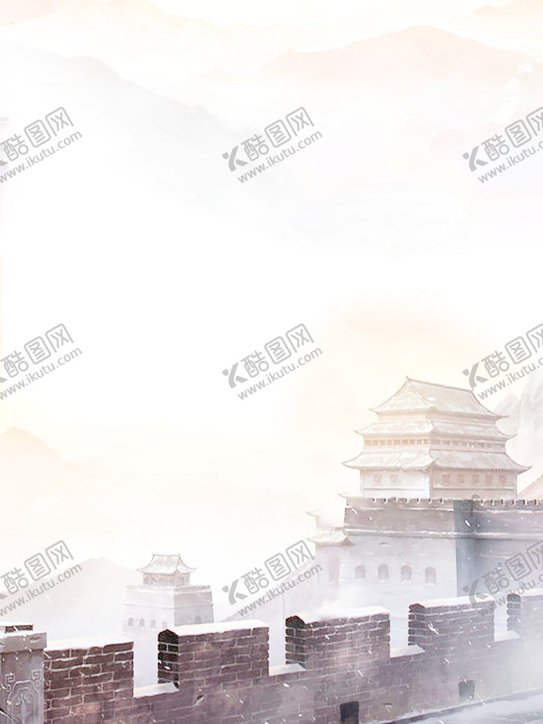 编号：43282410252331521574【酷图网】源文件下载-国风宫墙背景