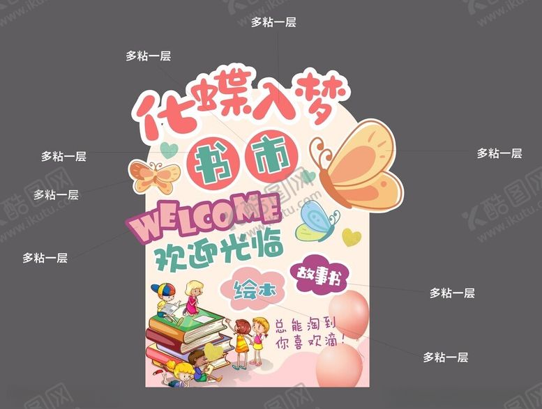 编号：69365001290112092481【酷图网】源文件下载-书市展板